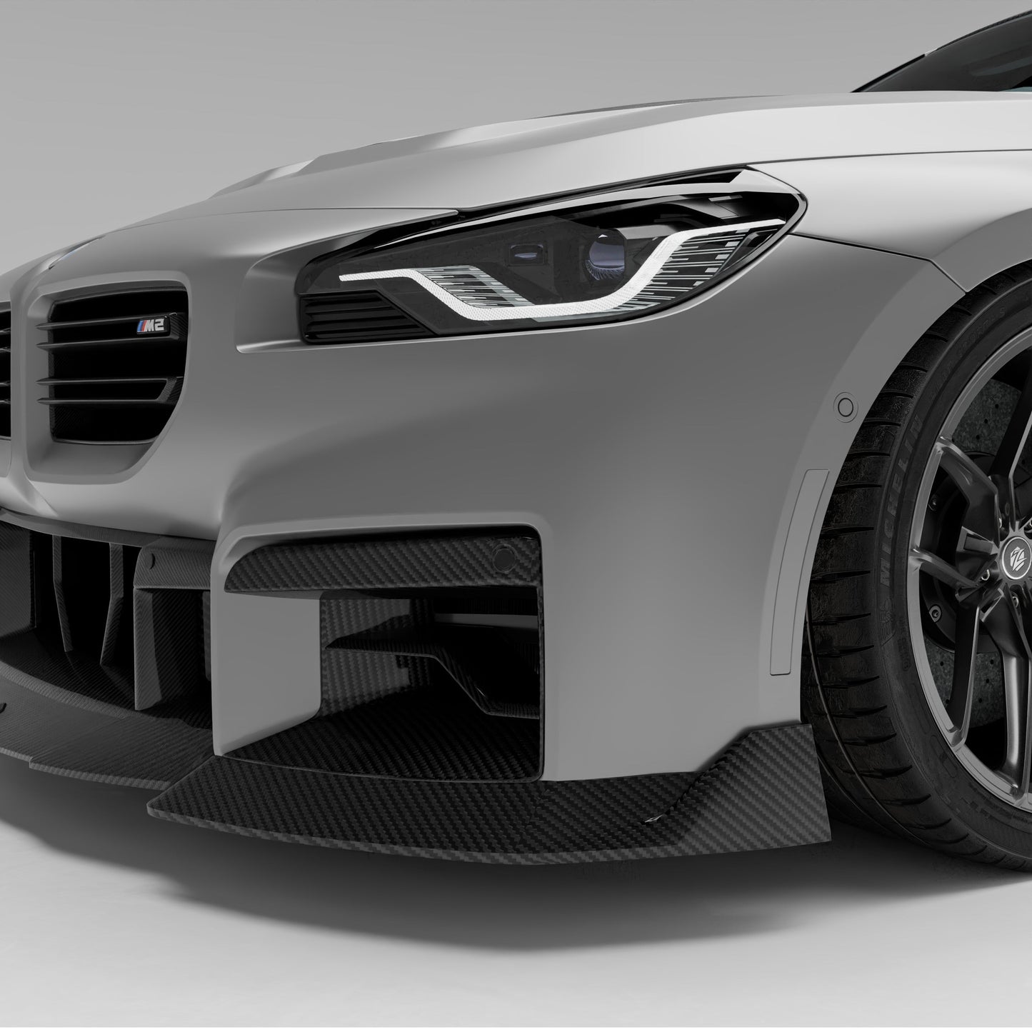 Revozport BMW M2 G87 Carbon Fibre Front Inlets