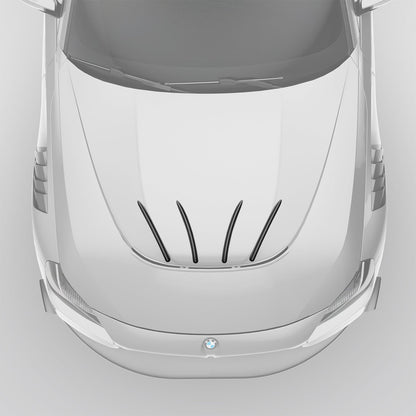 Revozport BMW M2 G87 Carbon Fiber Hood Strakes