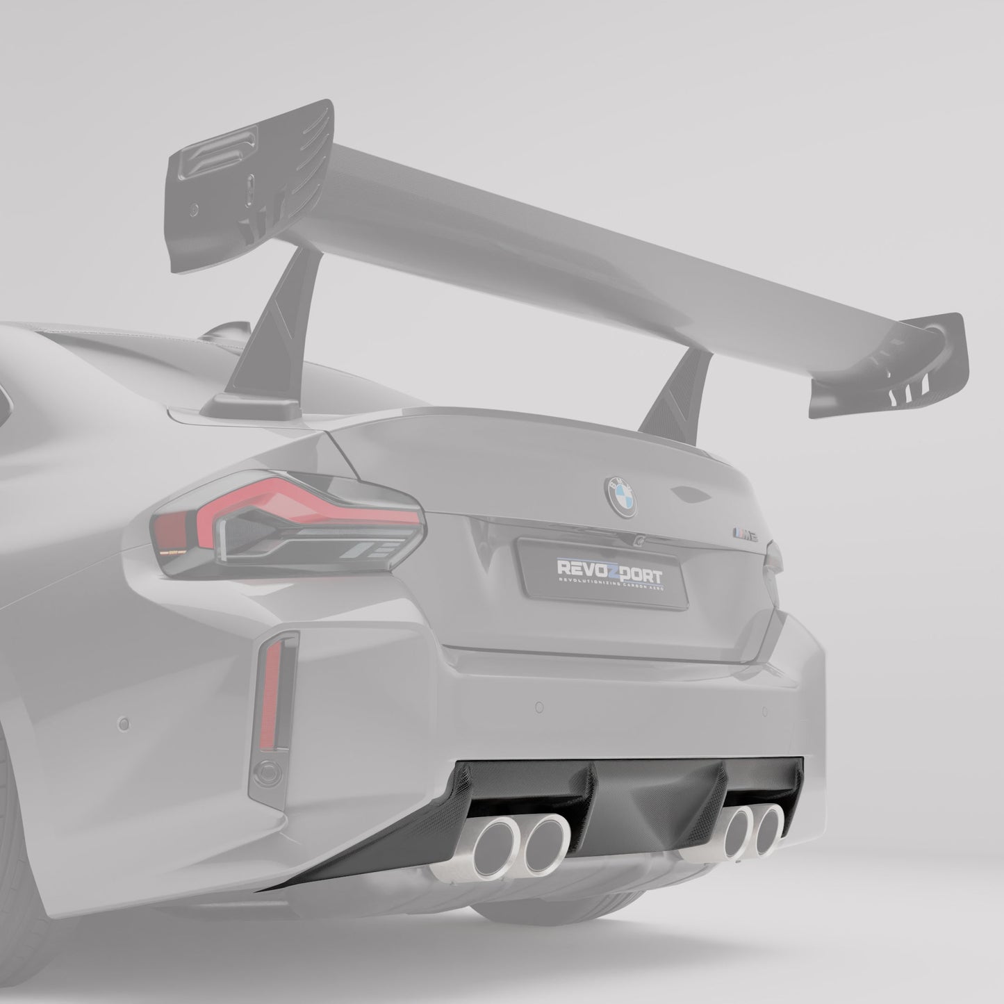 Revozport BMW M2 G87 Carbon Fibre OEM Replacement Diffuser