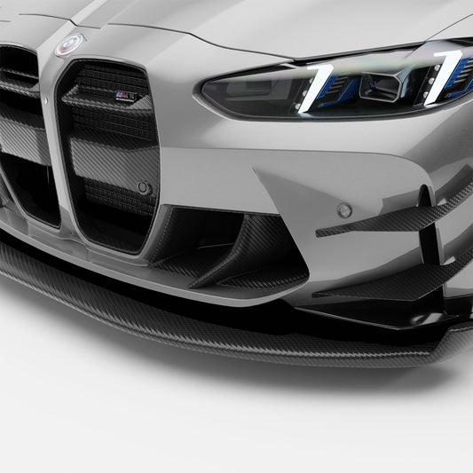 Revozport BMW M3 G80 Carbon Fibre Front Bumper Inlets