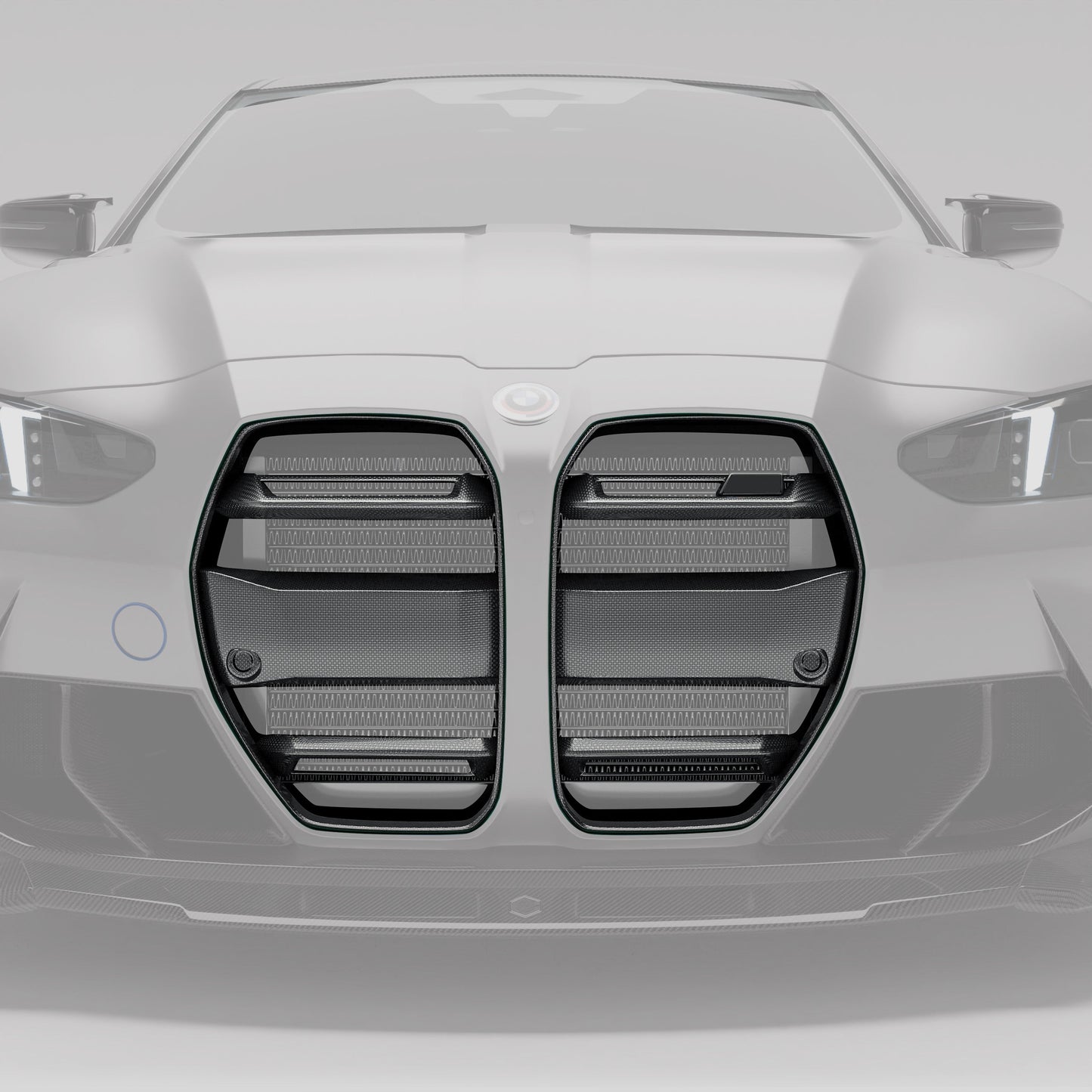 Revozport Carbon Fiber Front Grille for BMW M3 G80 (No ACC)