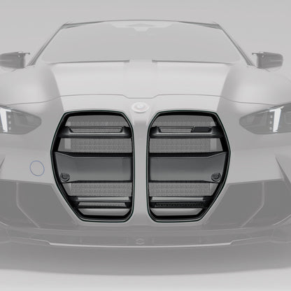 Revozport Carbon Fiber Front Grille for BMW M3 G80 (No ACC)