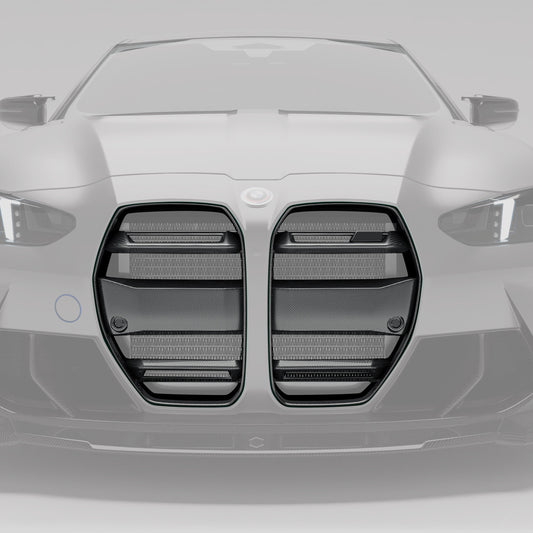 Revozport Carbon Fiber Front Grille for BMW M3 G80 (No ACC)