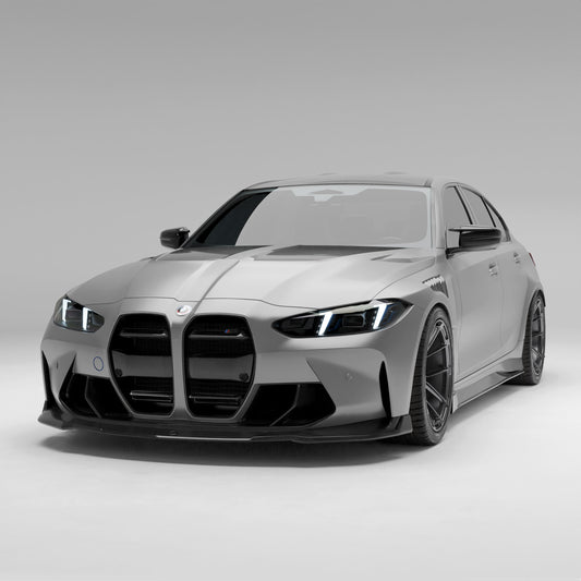 Revozport Carbon Fibre Front Lip for BMW M3 G80 | Aero Splitter