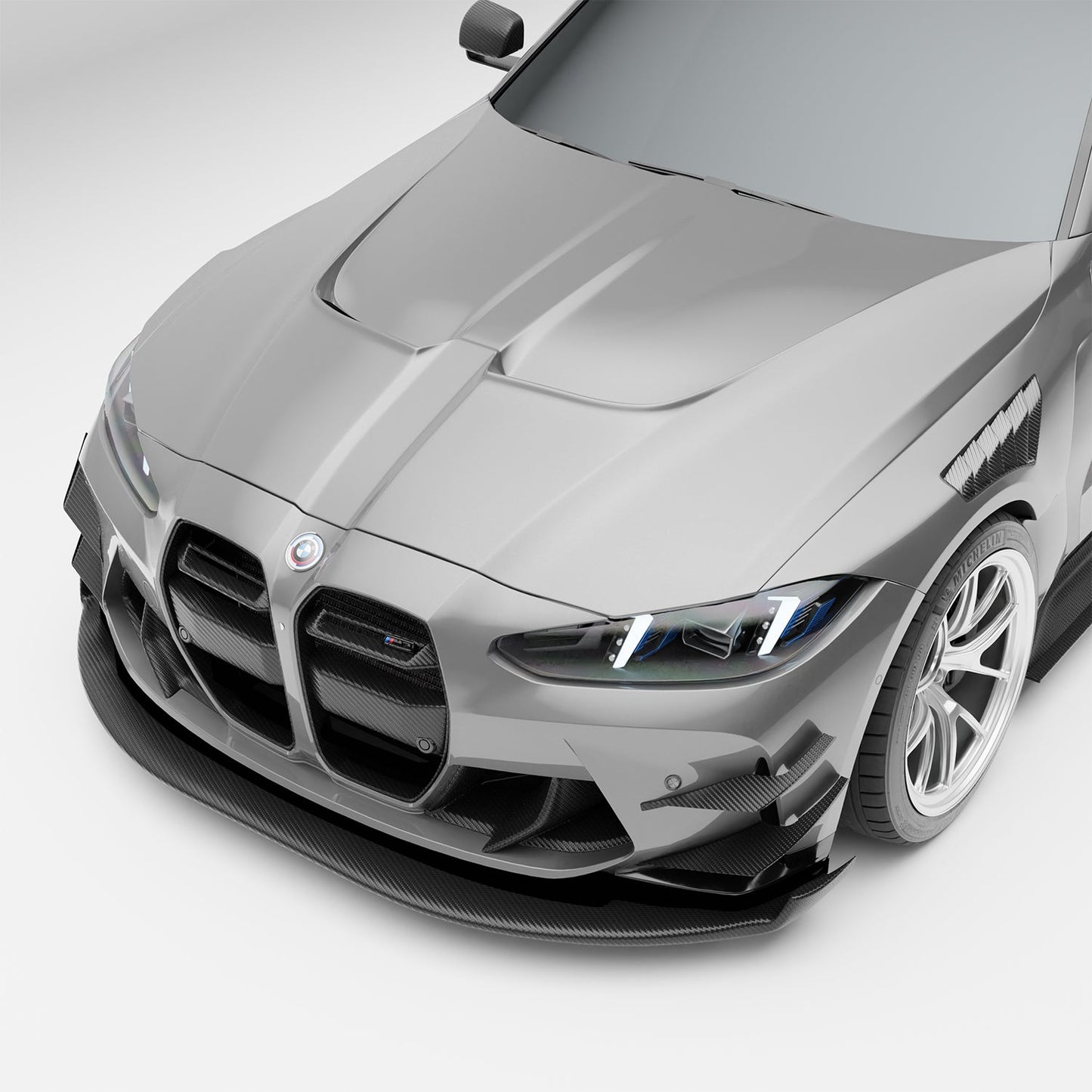 Revozport BMW M3 G80 Carbon Fibre Race Car Hood