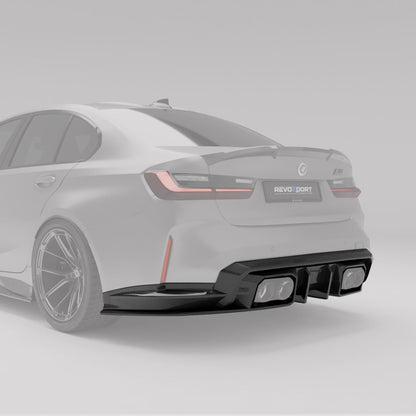 Revozport Carbon Fibre Rear Diffuser for BMW M3 G80 | Aero