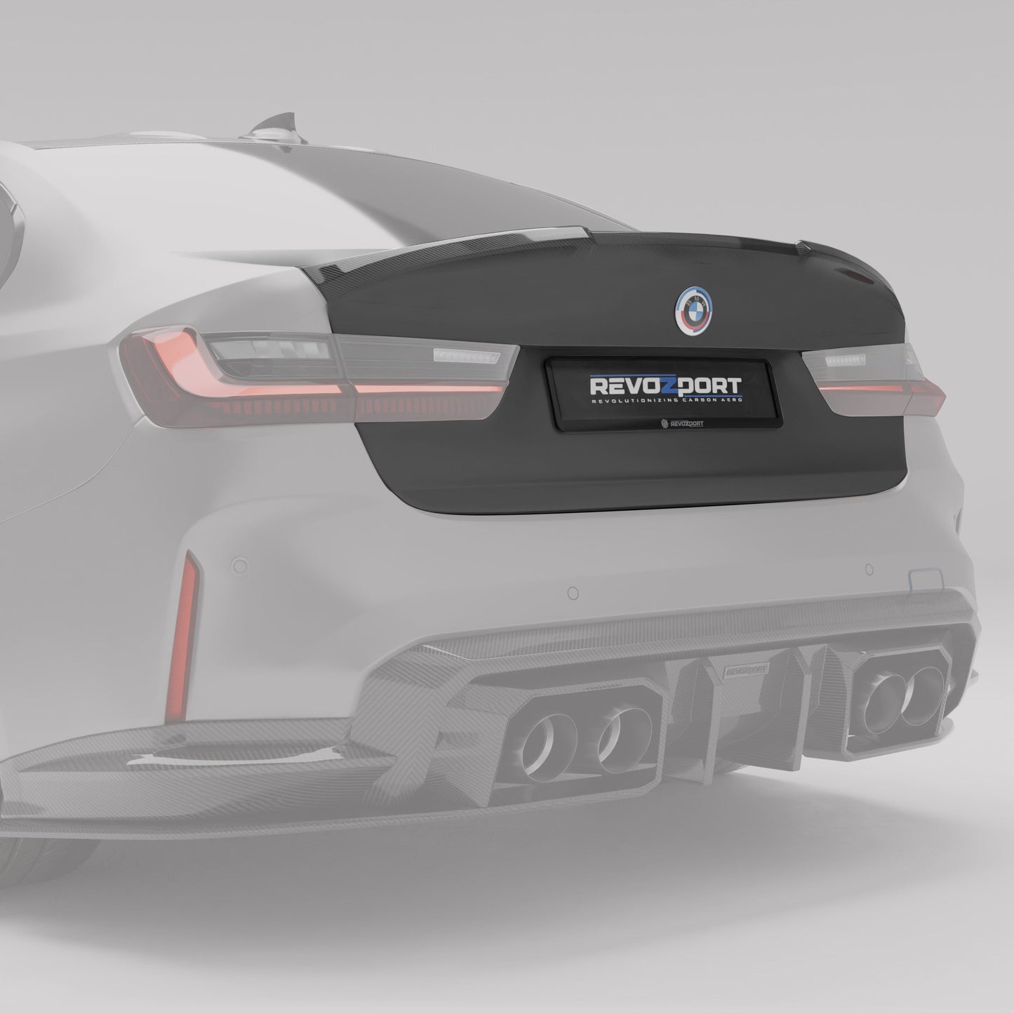Revozport BMW M3 G80 Carbon Fiber Rear Trunk Lid