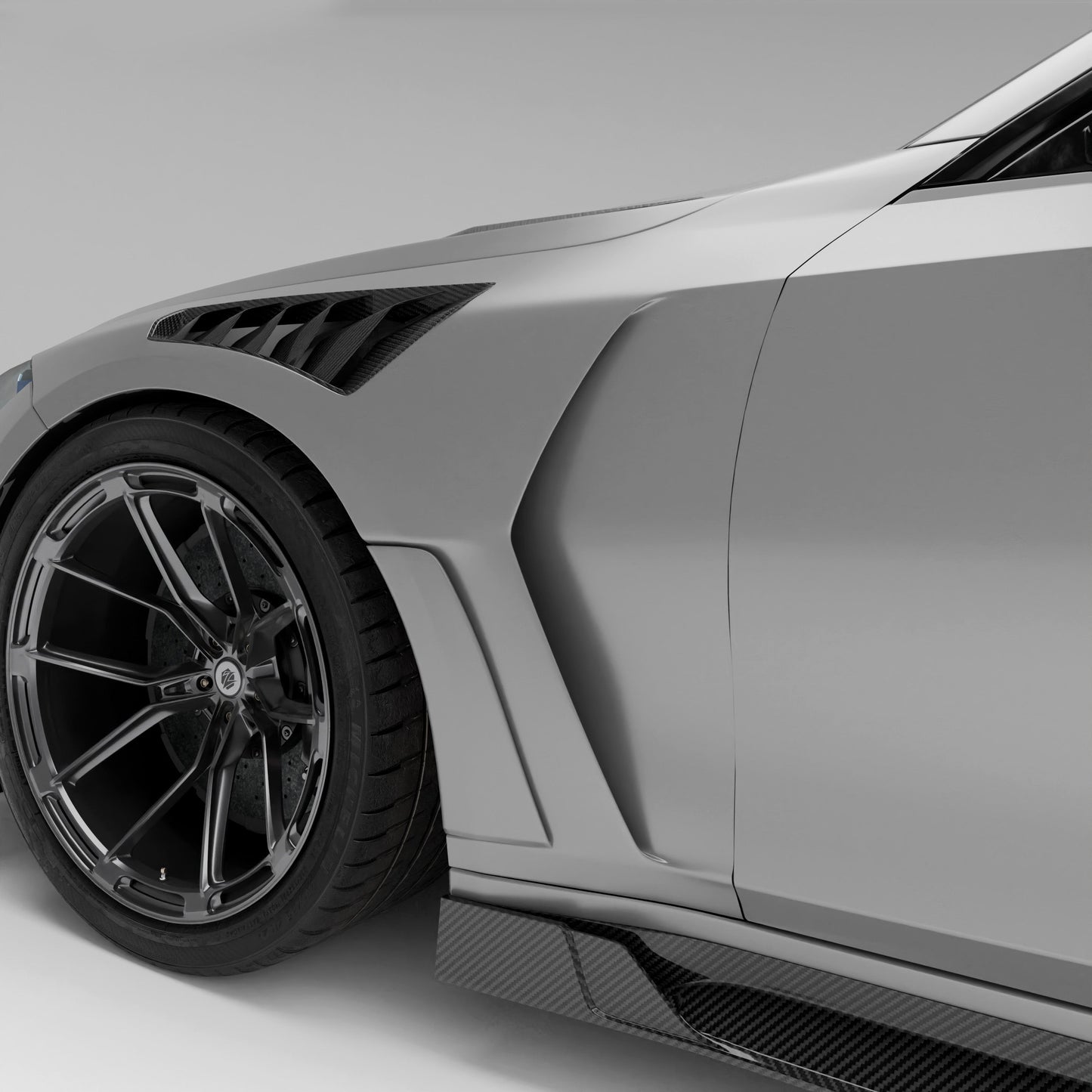 Revozport Carbon Fibre Side Fenders for BMW M3 G80 | Stance Kit