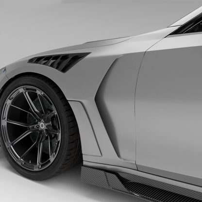 Revozport Carbon Fibre Side Fenders for BMW M3 G80 | Stance Kit