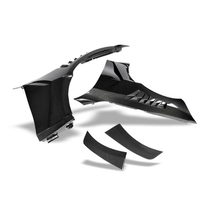 Revozport Carbon Fibre Side Fenders for BMW M3 G80 | Stance Kit
