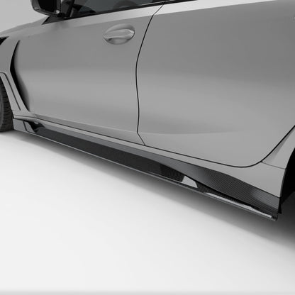 Revozport Carbon Fibre Side Skirts for BMW M3 G80 | Splitter Pair