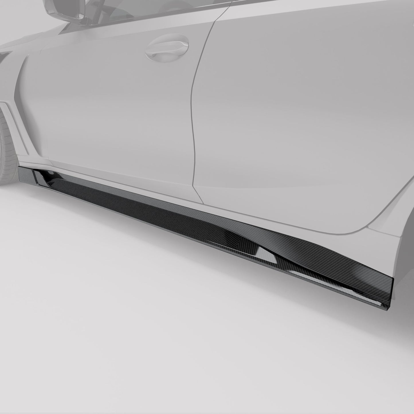 Revozport Carbon Fibre Side Skirts for BMW M3 G80 | Splitter Pair