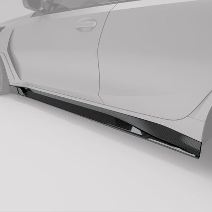 Revozport Carbon Fibre Side Skirts for BMW M3 G80 | Splitter Pair