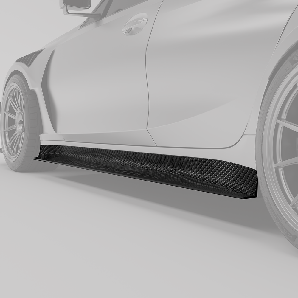 Revozport BMW M3 G80 Carbon Fiber Aero Side Skirts