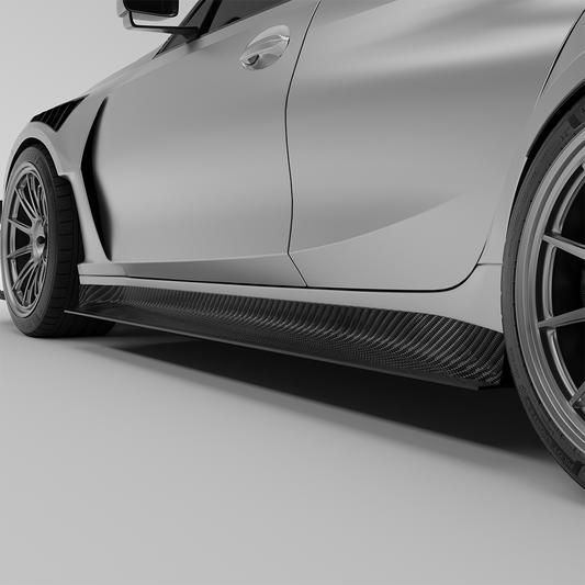Revozport BMW M3 G80 Carbon Fiber Aero Side Skirts