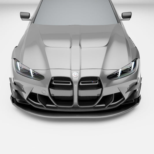 Revozport BMW M3 G80 Carbon Fibre Aero Front Splitter & Air Dam