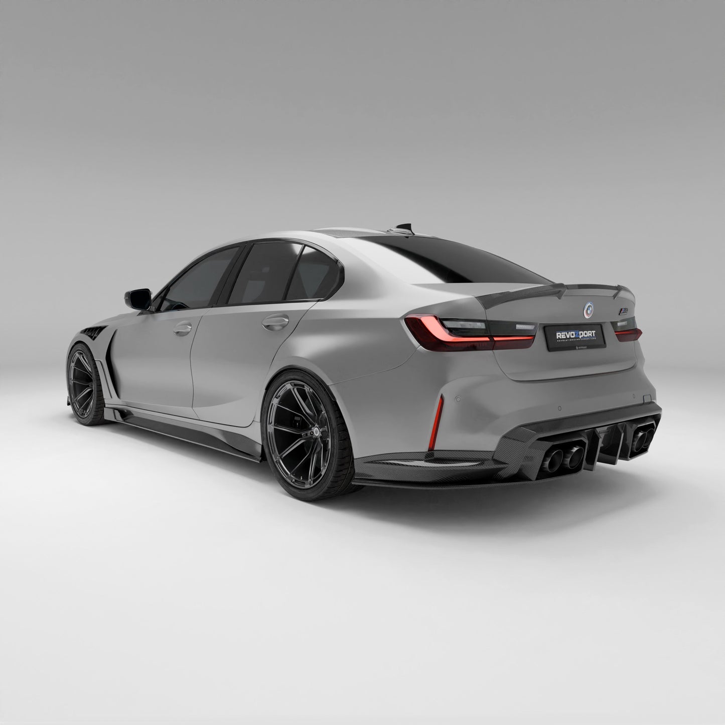 Revozport Carbon Fibre Trunk Spoiler for BMW M3 G80 | Lip