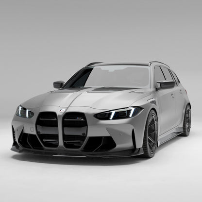 Revozport Carbon Fiber Front Lip for BMW M3 G81