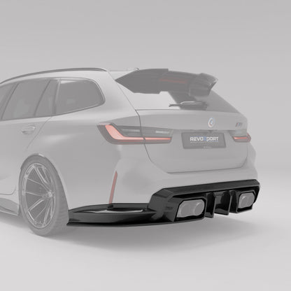 Revozport Carbon Fiber Rear Diffuser for BMW M3 G81