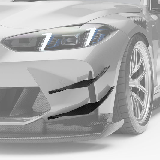 Revozport Carbon Fiber Front Bumper Canards for BMW M4 G82