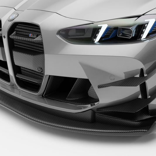 Revozport Carbon Fiber Front Bumper Inlets for BMW M4 G82