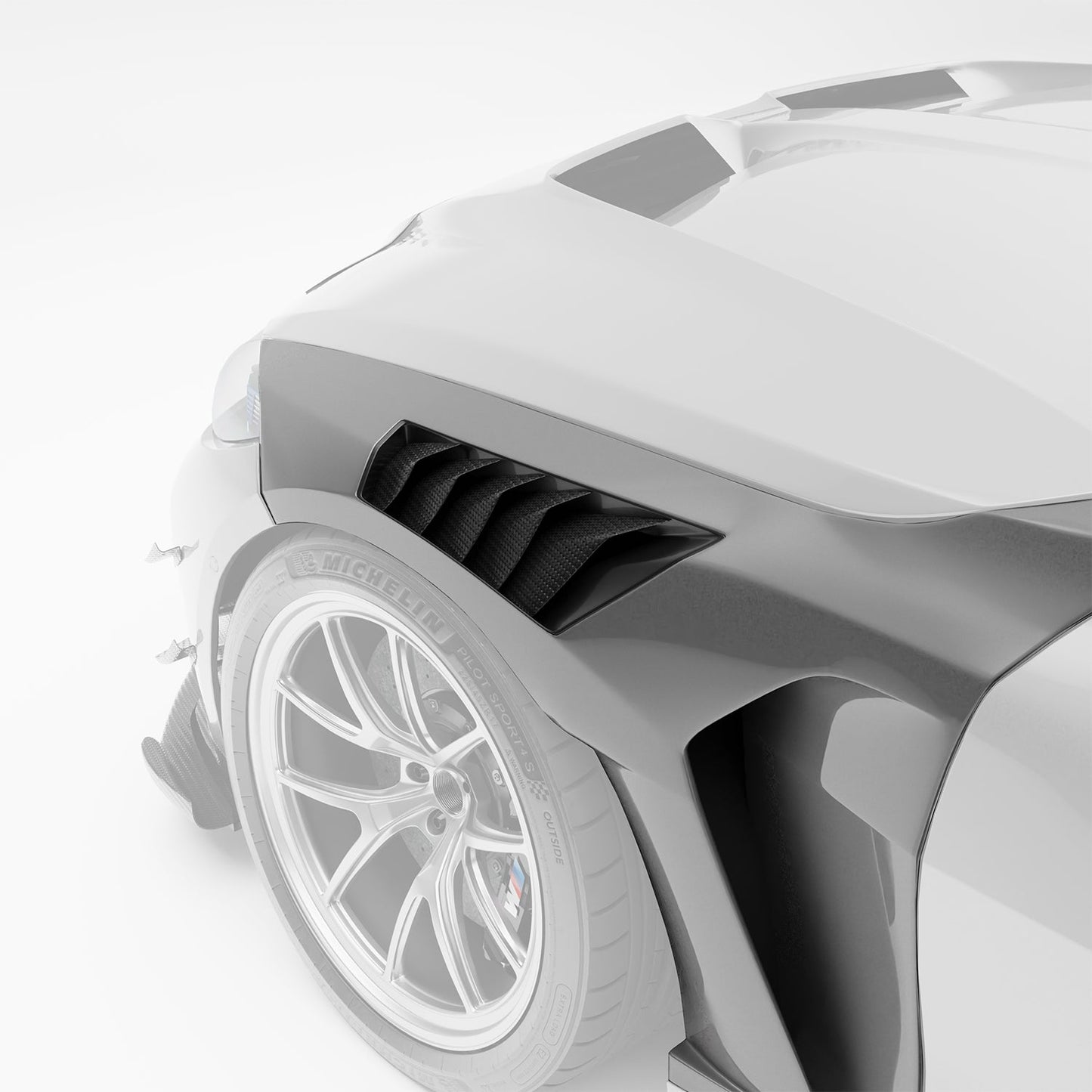 Revozport BMW M4 G82 Carbon Fibre Front Fenders Replacement