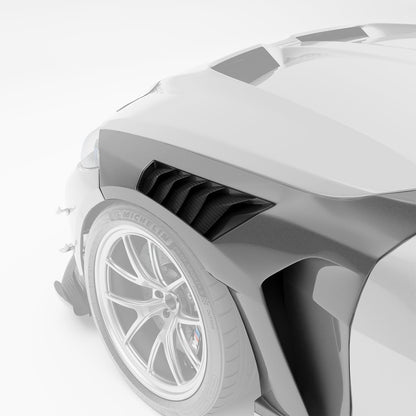 Revozport BMW M4 G82 Carbon Fibre Front Fenders Replacement