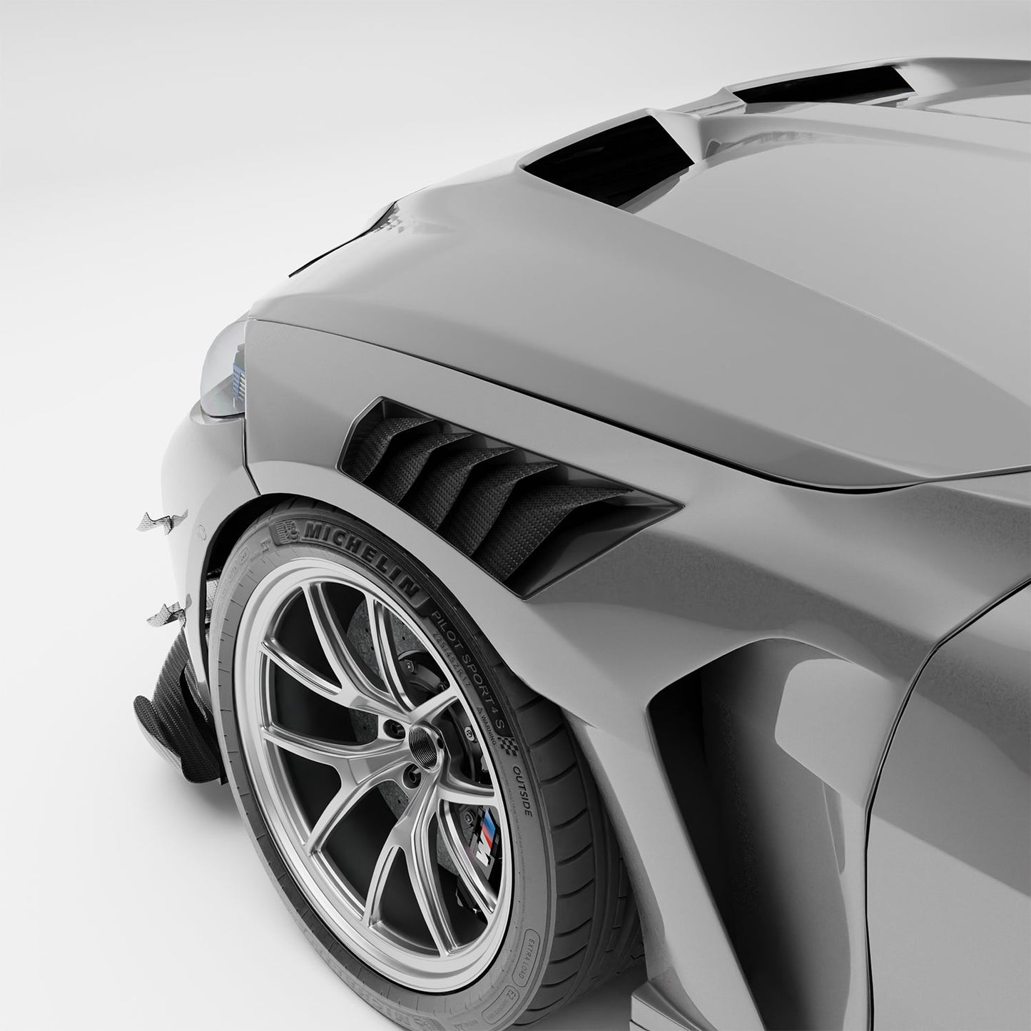 Revozport BMW M4 G82 Carbon Fibre Front Fenders Replacement