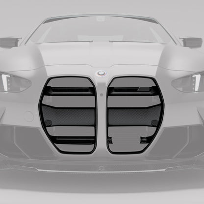 Revozport BMW M4 G82 Carbon Fiber Front Grille with ACC