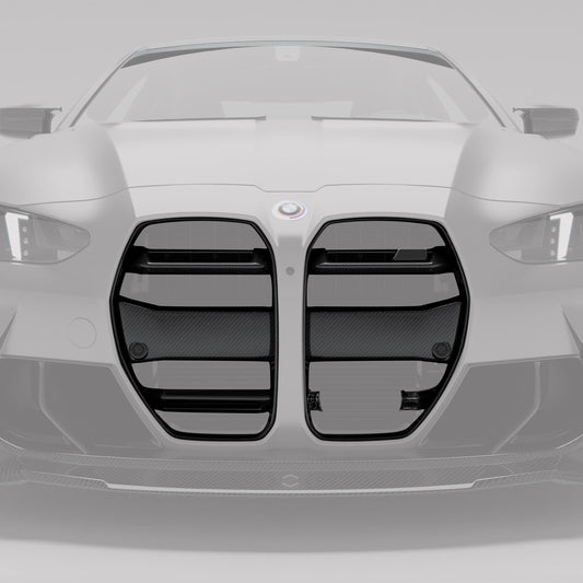 Revozport BMW M4 G82 Carbon Fiber Front Grille with ACC