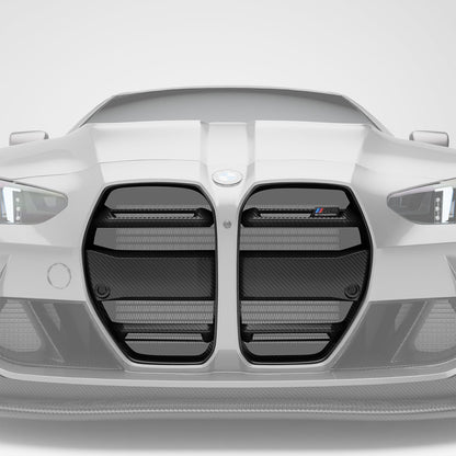Revozport BMW M4 G82 Carbon Fibre Aero Front Grille (without ACC)