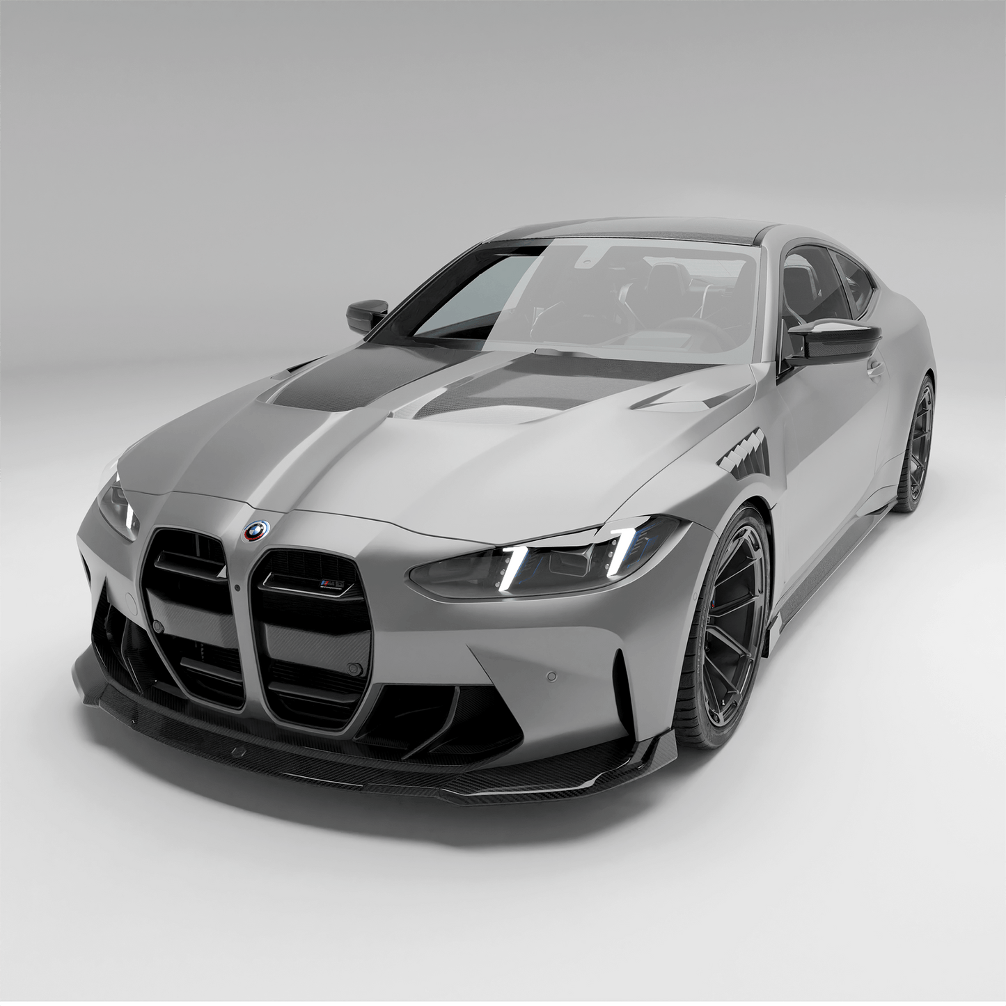 Revozport Carbon Fiber Front Lip for BMW M4 G82