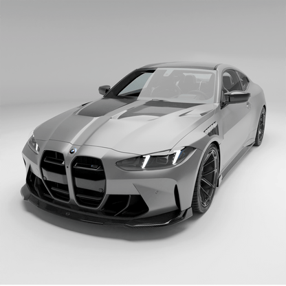Revozport Carbon Fiber Front Lip for BMW M4 G82