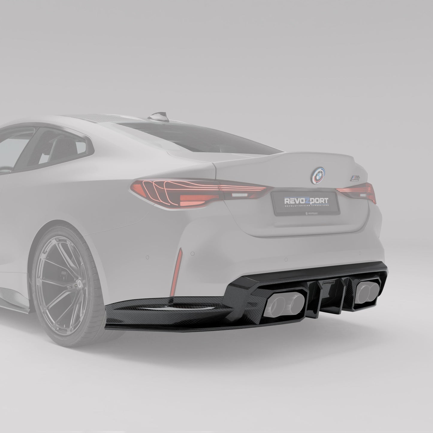 Revozport BMW M4 G82 Carbon Fiber Rear Diffuser