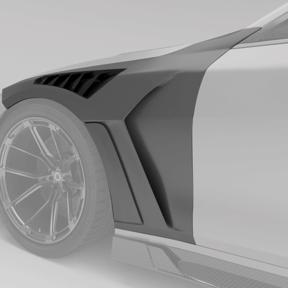 Revozport BMW M4 G82 Carbon Fiber Side Fenders