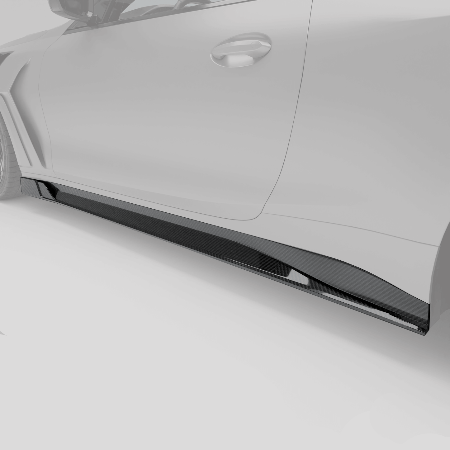 Revozport BMW M4 G82 Carbon Fiber Side Skirts