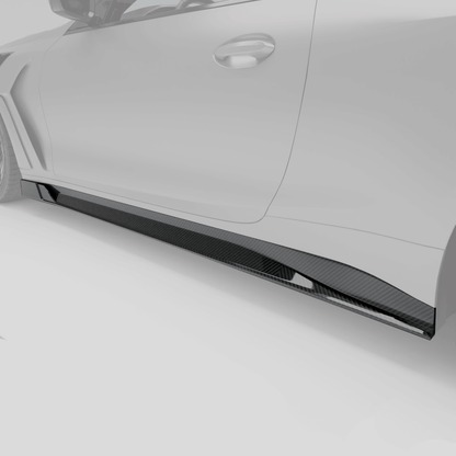 Revozport BMW M4 G82 Carbon Fiber Side Skirts