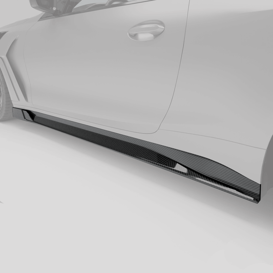 Revozport BMW M4 G82 Carbon Fiber Side Skirts