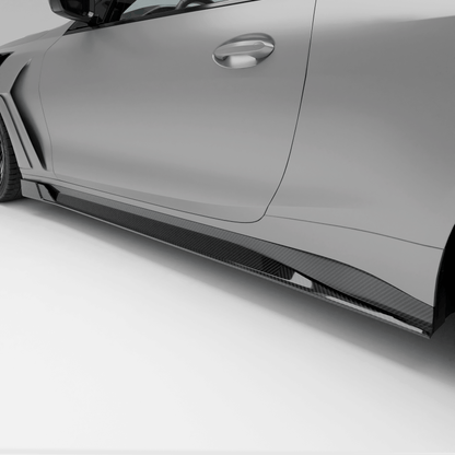 Revozport BMW M4 G82 Carbon Fiber Side Skirts