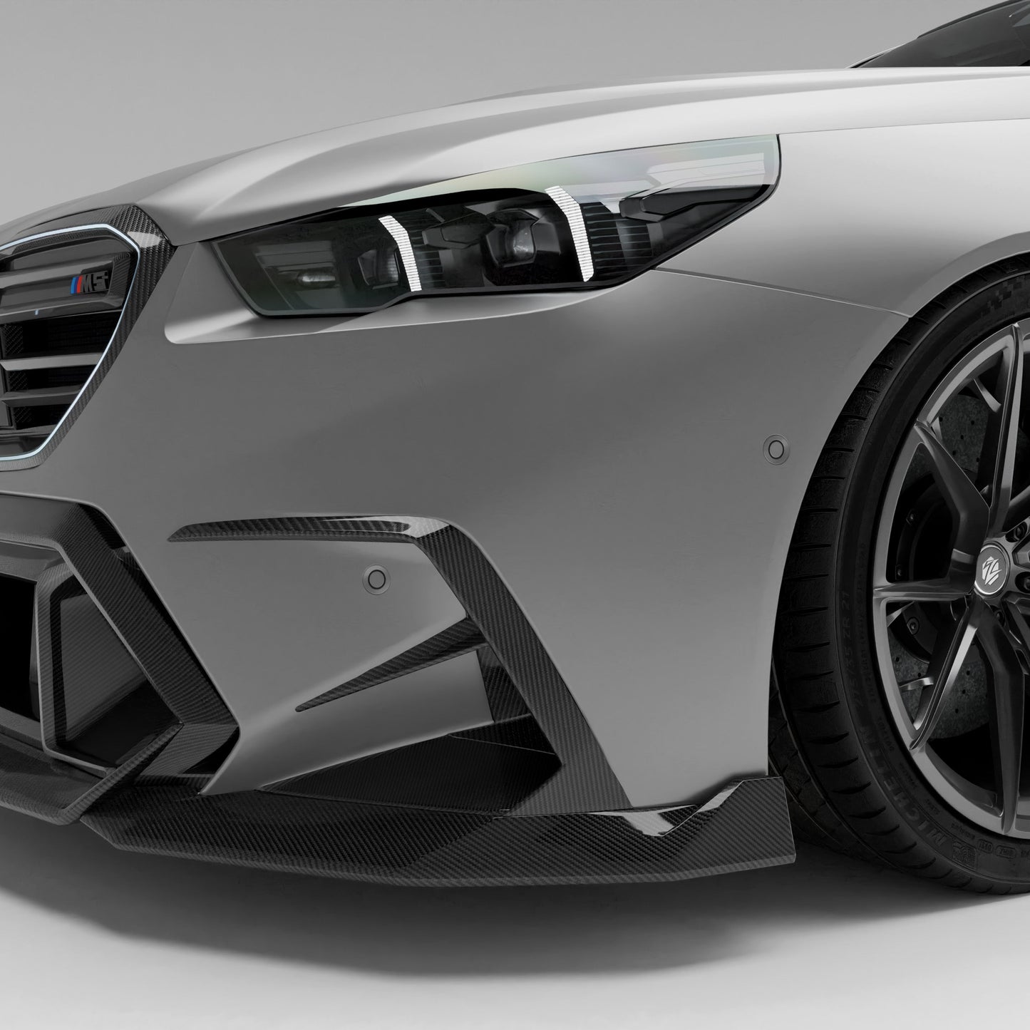 Revozport BMW M5 G90 Carbon Fiber Front Canards