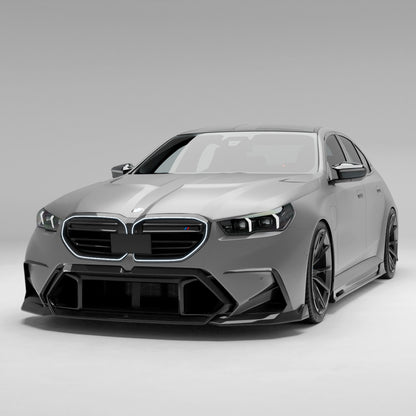 Revozport BMW M5 G90 Carbon Fiber Front Lip Splitter