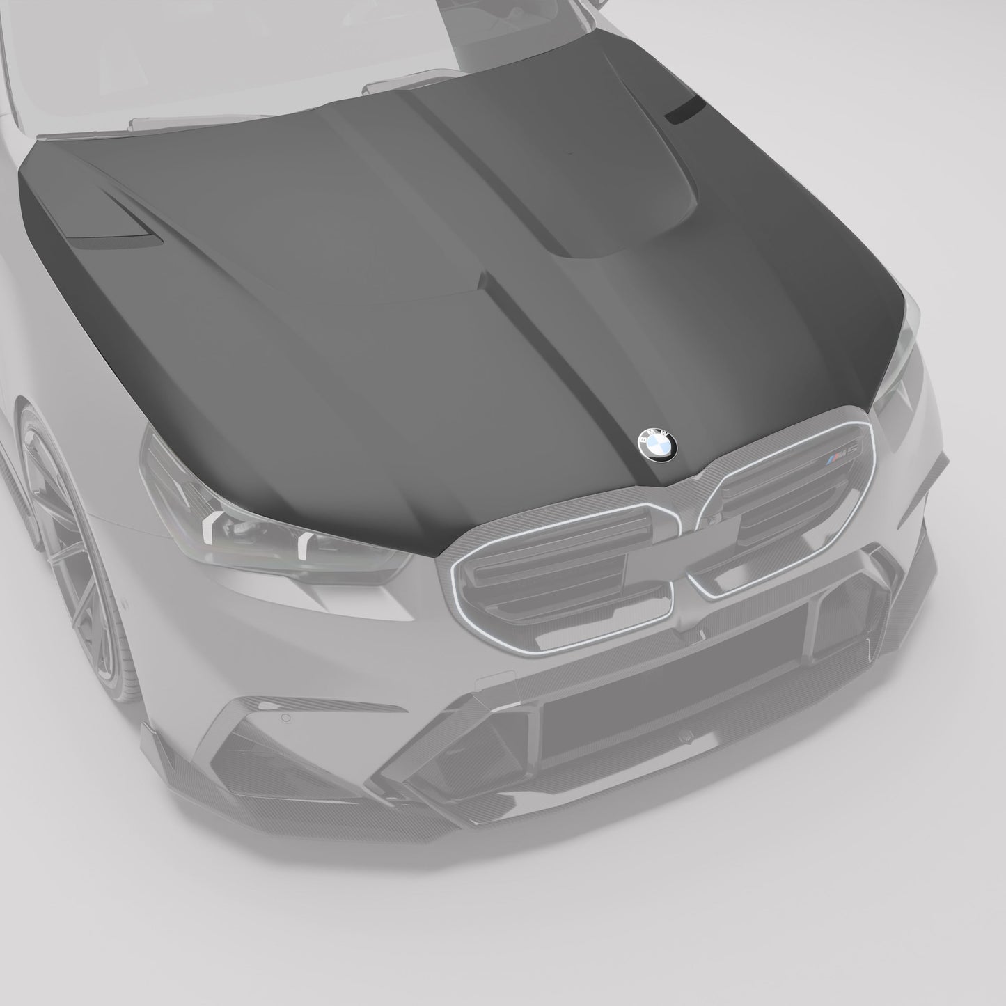 Revozport BMW M5 G90 Carbon Fiber Hood Engine Cover