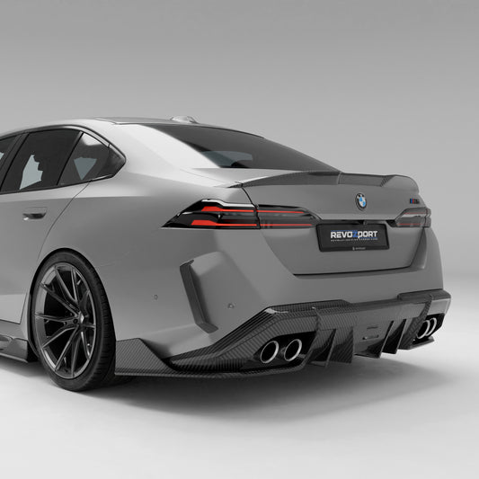 Revozport BMW M5 G90 Carbon Fiber Rear Diffuser