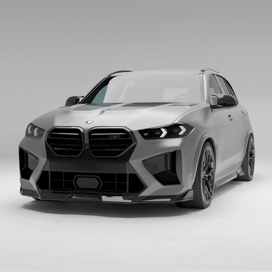 Revozport BMW X5M F95 LCI Carbon Fiber Front Lip