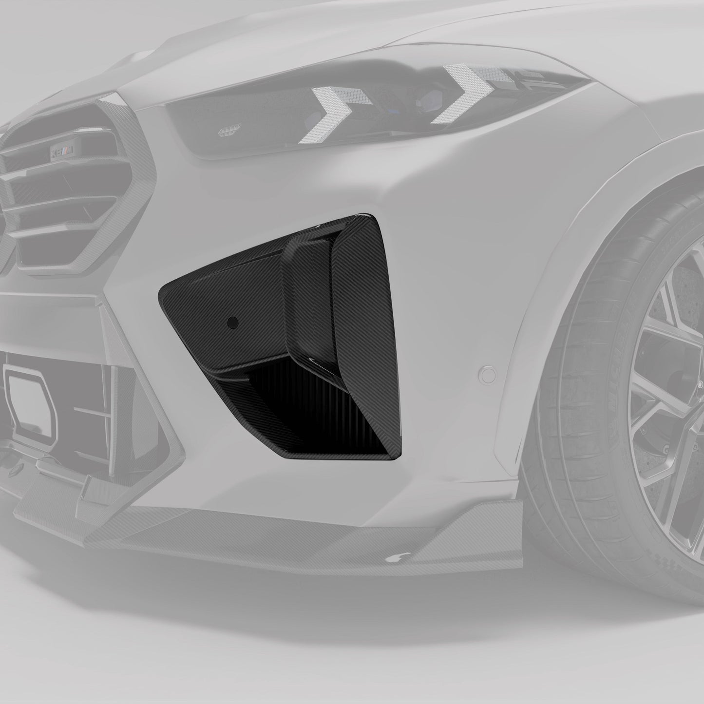Revozport Carbon Fiber Air Vents for BMW X6M F96 LCI