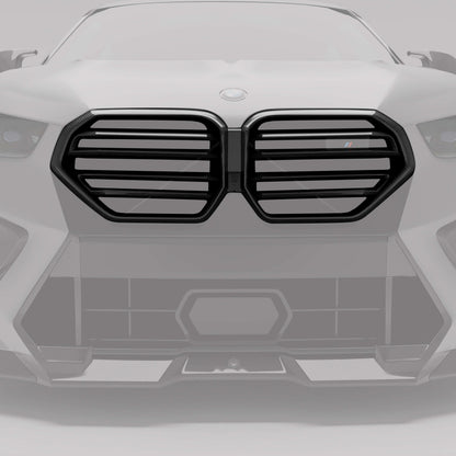Revozport Carbon Fiber Front Grille for BMW X6M F96 LCI