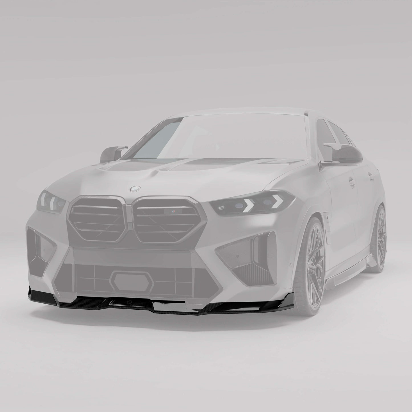 Revozport BMW X6M F96 LCI Carbon Fiber Front Lip