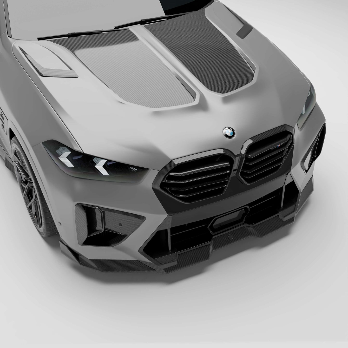 Revozport BMW X6M F96 LCI Carbon Fiber Hood