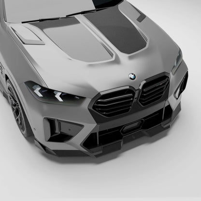 Revozport BMW X6M F96 LCI Carbon Fiber Hood
