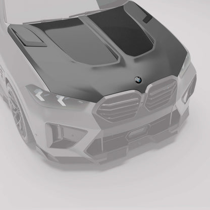 Revozport BMW X6M F96 LCI Carbon Fiber Hood